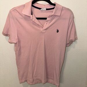 U.S. Polo Assn. Pink Polo Shirt
